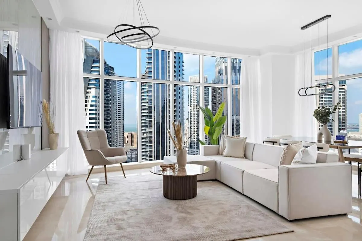 Silkhaus Luxurious 4Bdr Marina View - High Floor Apartment Dubai