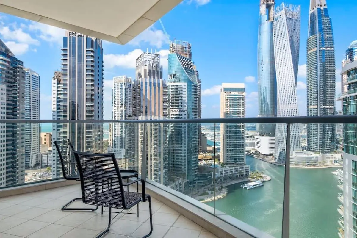 Silkhaus Luxurious 4Bdr Marina View - High Floor Apartment Dubai