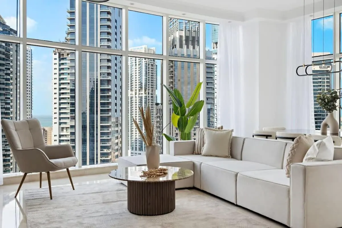Silkhaus Luxurious 4Bdr Marina View - High Floor Apartment Dubai